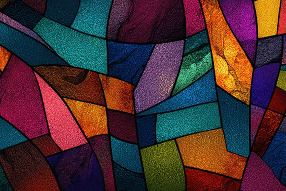 Download Textured Abstract Glass Mosaic Art - Texture Collection