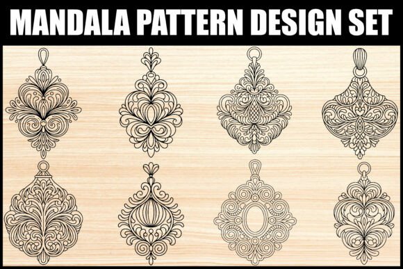 Download Elegant Mandala Pattern Ornament Set - Elegant mandala Collection