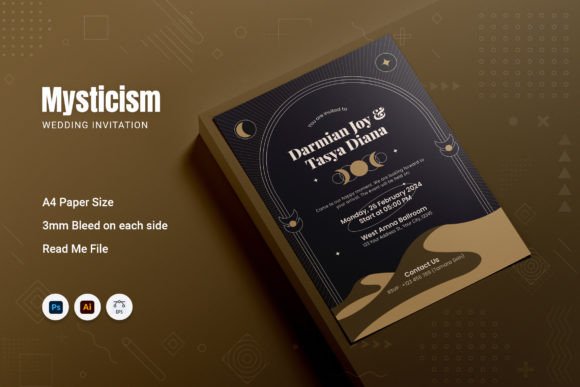 Download Mysticism Wedding Invitation - Mysticism Collection